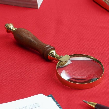 Souvenir set in the casket "Captain" (magnifier, compass, telescope) 17x10.5x3.2 cm-2