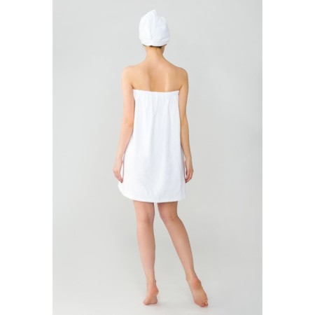 Set for the Ethel sauna Pareo (68x150 cm) and Chalma, white color-4