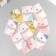 Cardboard "Thank you very" set 10 pcs (5 types) 4x6 cm