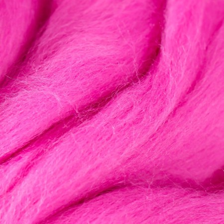 Fasting wool 100% thin wool 50g (49 fuchsia)-2