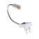 Ecola adapter, fork/cartridge E14, 395 × 45 mm, with a switch, white