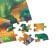 Set with curly puzzles 4 in 1 "planet dinosaurs"