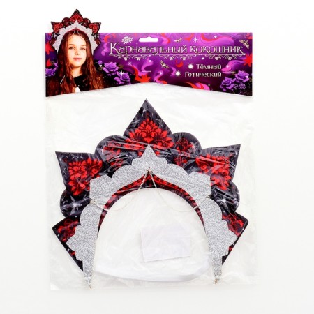 Carnival Kokoshnik "Gothic", felt-3