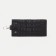 Key on the button, length 11 cm, ring, carbine, black color
