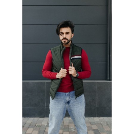 Male ise vest, size 48, khaki color-12