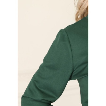 Women's dress, size 48, green color-3