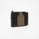 Women's wallet on the button, black color