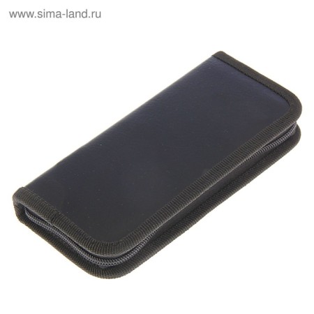 Penal 1 section Black, 90x190 mm, artificial leather-2