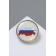 Brooch "Russia", color in silver