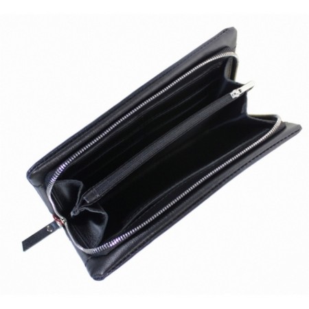 Clutch, lightning department, wrist strap, black color-1
