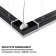 Light LED LED NovOCH. BITS, 40W, LED, 58x1200x54 mm, black color