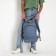 School textile “cell”, 46x30x10 cm, vertical pocket, gray -gray