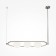 Suspension lamp Maytoni Mod221PL-03N, 3CHE14, 40W, 89x25.5 cm, Nickel color