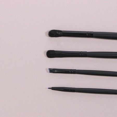 A set of makeup brushes "Premium Brush", 4 items, PVC CHOHOL, Black Color Black-3