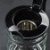 Glass teapot "Cessel", 1.2 l, with metal sieve, black color