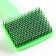 Pucoproding Plastic soft with rounded teeth, medium, 9 x 15.5 cm, green