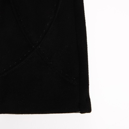 Gloves are female, dimensionless, without insulation, black color-1