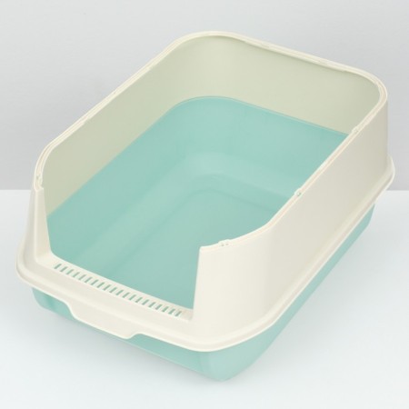 The toilet is closed with a folding top of 36 x 51 x 34 cm, blue-4