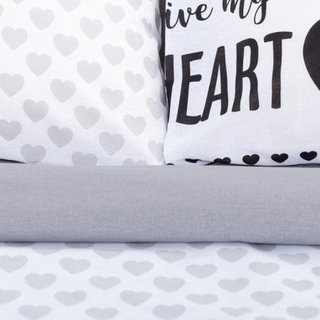 Bed linen "Ethel" duet My Heart 143*215 cm - 2 pcs, 240*220 cm, 70*70 cm -2 pcs, calico-3