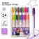 Ballic handle with sparkles, 24 colors, cold heart