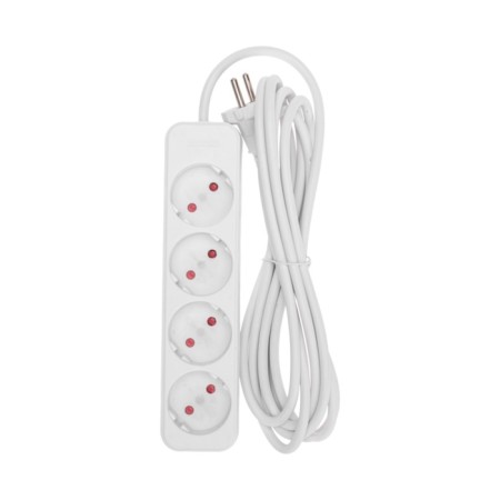 Extension cord Standard 4 nests, 3m, 2x1.0mm², b/s, white rexant