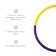 The hoop weighted onlitop "perfect silhouette", d = 90 cm, 2.0 kg, mix color