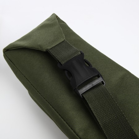 Lightning waist bag, outer pocket, khaki color-3
