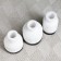 Set of VAZ "jugs" 3pcs, white-black, 10cm