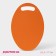 Board cutting plastic oval shade "Simplex", 24 × 16 cm, color mix