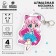 Diamond mosaic on a keychain with partial filling for children "Anime"