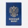Cover for a military card, blue color