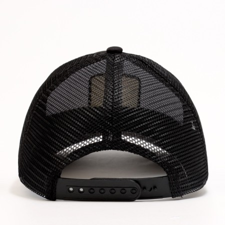 Baby cap for a boy with a Gelik grid, black color, rr 52-54, 5-7 years old-6