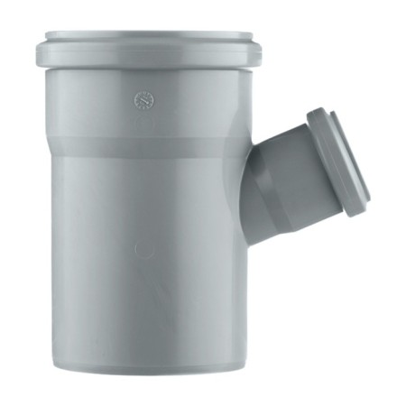 The sewer's tee Ostendorf ht htea, internal, d = 110x50 mm, 67 ° 115320-1