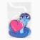 Christmas tree toy New Year's "Snake with a heart", for the New Year, 6.5 x 7.3 cm