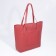 Bag Women's Tout with zipper, burgundy color