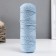 Knitting cord "Classic" without a core 100% polyester width 4mm 100m (light blue)