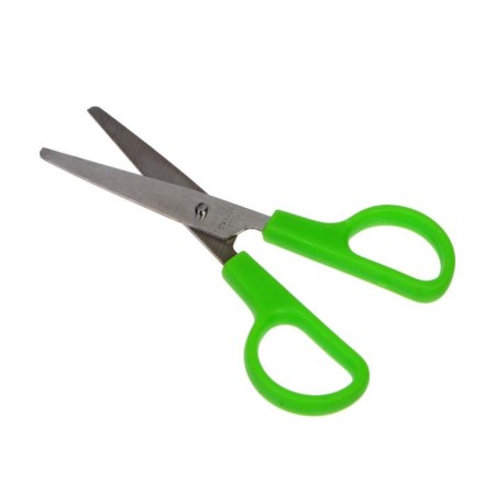 Scissors 13 cm, in a plastic case in a case, rounded ends, mix-1