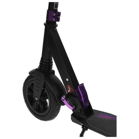 Aluminum scooter, folding, inflatable wheels 200 mm, 2 shock absorbers-6