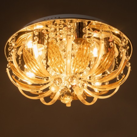 Emilia chandelier 7x40W E27 with a remote control, color chrome 41x41x19 cm-8