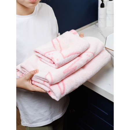Tmachry Guten Morgen Fluffy, 450 gr, size 30x50 cm, pink color-10