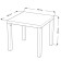 Enkel 50 coffee table, 500 × 500 × 450 mm, vestiburates, white color