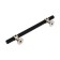 Cappio bracket handle, m/o 128 mm, d = 12 mm, plastic, gold/black color