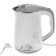 Electric kettle Galaxy Gl 0301, plastic, Metal flask, 1.5 l, 2000 watts, white