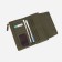 Women's wallet on magnets, green color