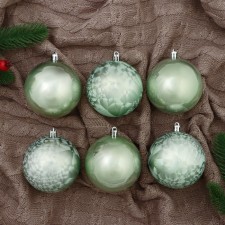 Set of balls plastic D-7.5 cm, 6 pcs 