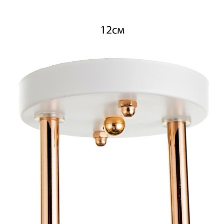 Chandelier 2001/2 E27 60W white-gold 44x26x25 cm-4
