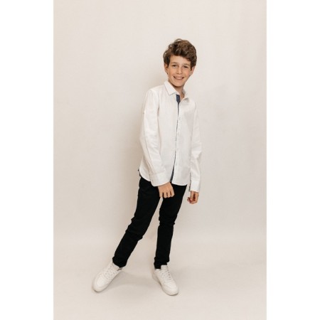 Surchachka upper for ISEE boys, height 158-164 cm, white color-3
