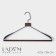 Shoulders - Ladoom sombre, 42.5 × 26 cm hangers, brown color