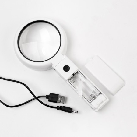 Folding magnifier, with a stand, lens 60.15mm, backlight-5
