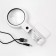 Folding magnifier, with a stand, lens 60.15mm, backlight
